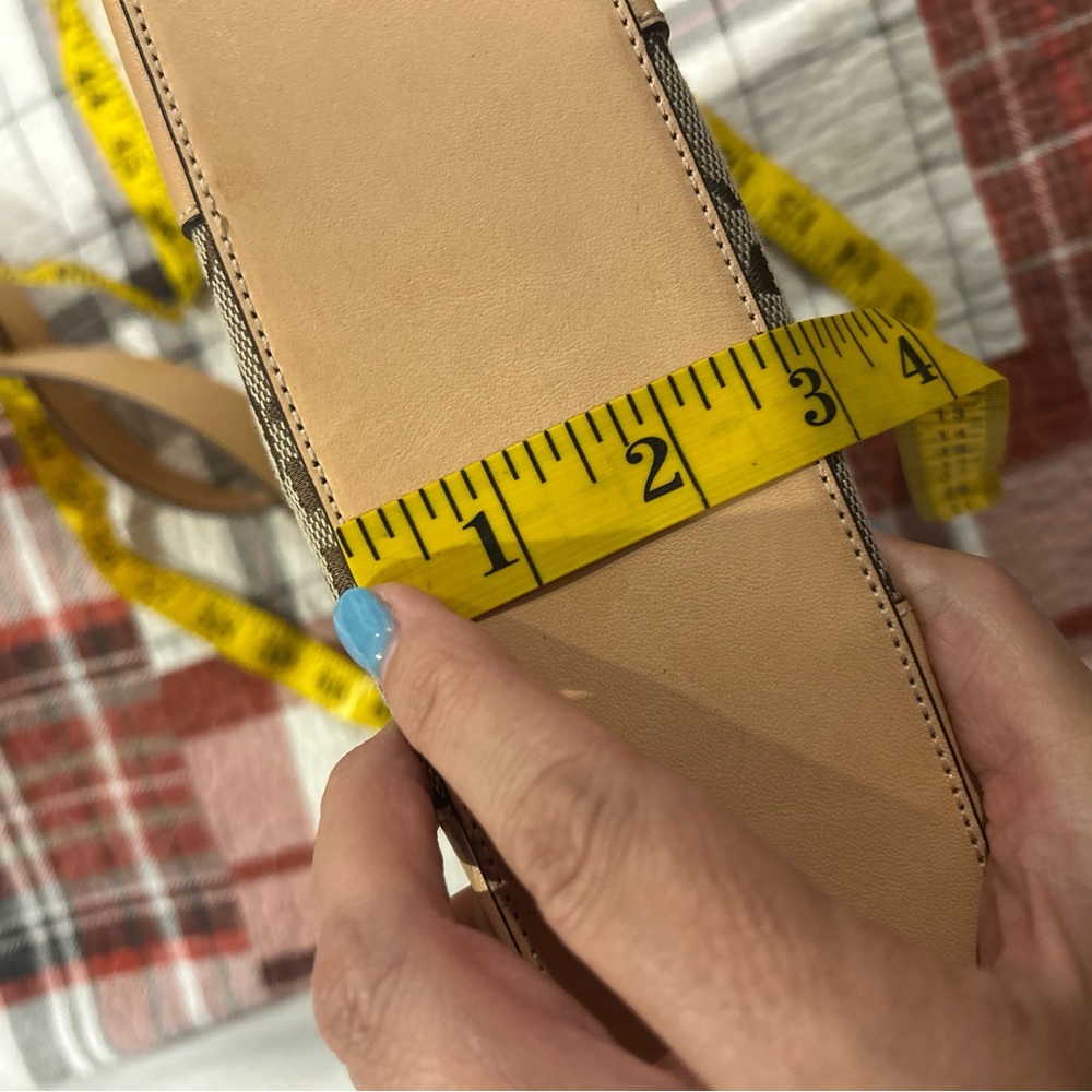 Genuine vintage COACH 6347 tan crossbody shoulder bag logo year 2003 - Picture 14 of 16